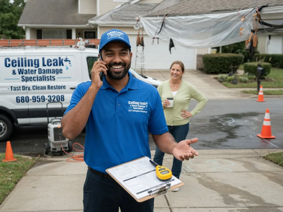 Ceiling Leak Cleanup Zionville, NC FAQs